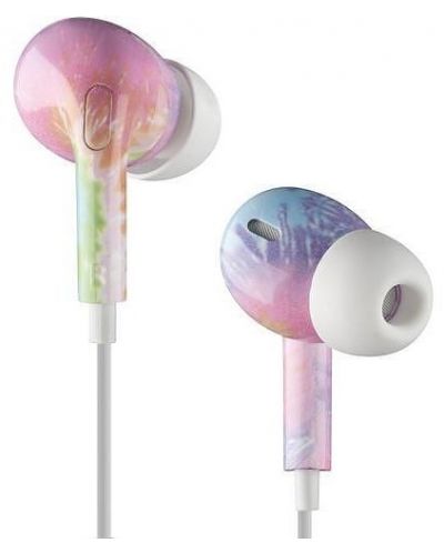 Ακουστικά με μικρόφωνο Cellularline - Music Sound Rainbow, πολύχρωμα - 2